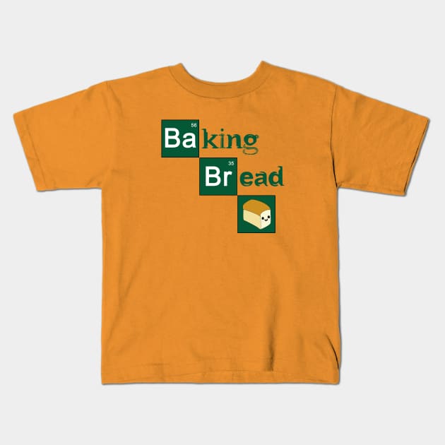 Baking Bread Kids T-Shirt by SandraKC